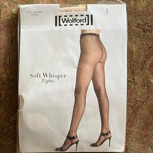 Wolford Soft Whisper Fishnet Tights